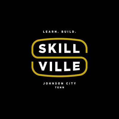 Skillville brand branding logo logomark