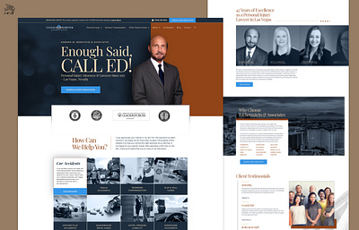 Personal Injury Law Firm Website Design design law firm web design lawyer web site legal ui ux