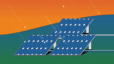 Ohio's Electric Cooperatives - Solar Panels animation current electricity explainer fun funky how to mograph motion graphics ohio panel photons process science shadow solar panels split screen squiggly sun weather