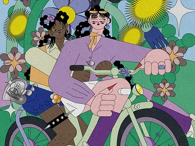 we gonna ride to the win adobe illustrator character design design art drawing flat flat illustration illustration vector