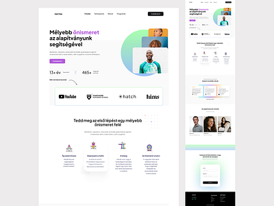 Mantra Landing Page design landing page design landing page inspiration mantra meditation product design relax ui ui design ux design web web inspiration webdesign