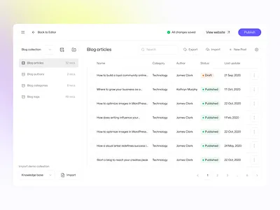 No-Code Dashboard Light Version admin administration dashboard dev developer flow gradient html light no code react webflow wordpress