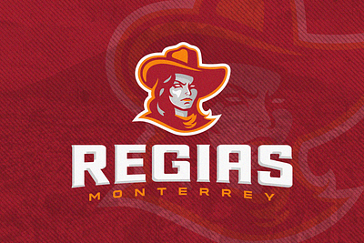 MONTERREY REGIAS (FOR SALE) brand identity branding female football illustration logo sports branding sports logo womens