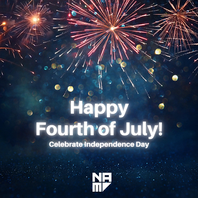 July 4th Post for Social Media animation design graphic design