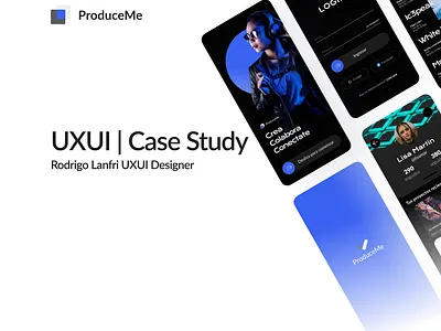 UXUI | Case Study ProduceMe - Rodrigo Lanfri animation app figma graphic design illustrator ui uxui