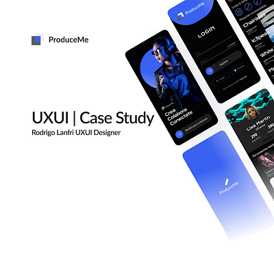 UXUI | Case Study ProduceMe - Rodrigo Lanfri animation app figma graphic design illustrator ui uxui