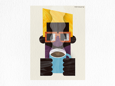 Coffee break graphic design illustration
