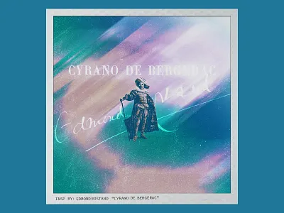 Edmond Rostand "Cyrano de Bergerac" cyrano cyrano de bergerac edmond rostand graphic design romance signature theater