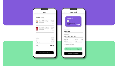 Day 2: Credit card checkout dailyui ui ux uxui