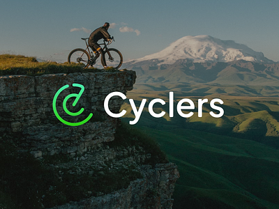 Cyclers branding exploration ai branding cyclers cycling destination flag layout navigation app radar
