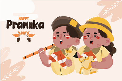 Hand Drawn Pramuka Day Illustration army camp happy holiday illustration indonesia national pramuka school scout uniform vector