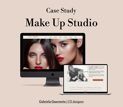 Case Study Make Up Studio eCommerce Website branding design graphic design illustration ui ux