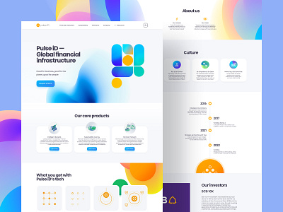 Fintech B2B Landing Page b2b branding crypto design design fintech illustration interface landing landingpage logo ui