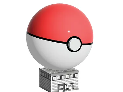 Rest Up - Adventure Awaits 3d illustration pokeball pokecenter pokemon