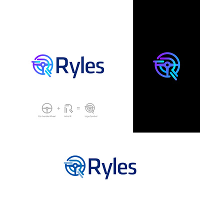 Ryles_Logo design clean design logo minimal minimalist modern simple simple clean interface
