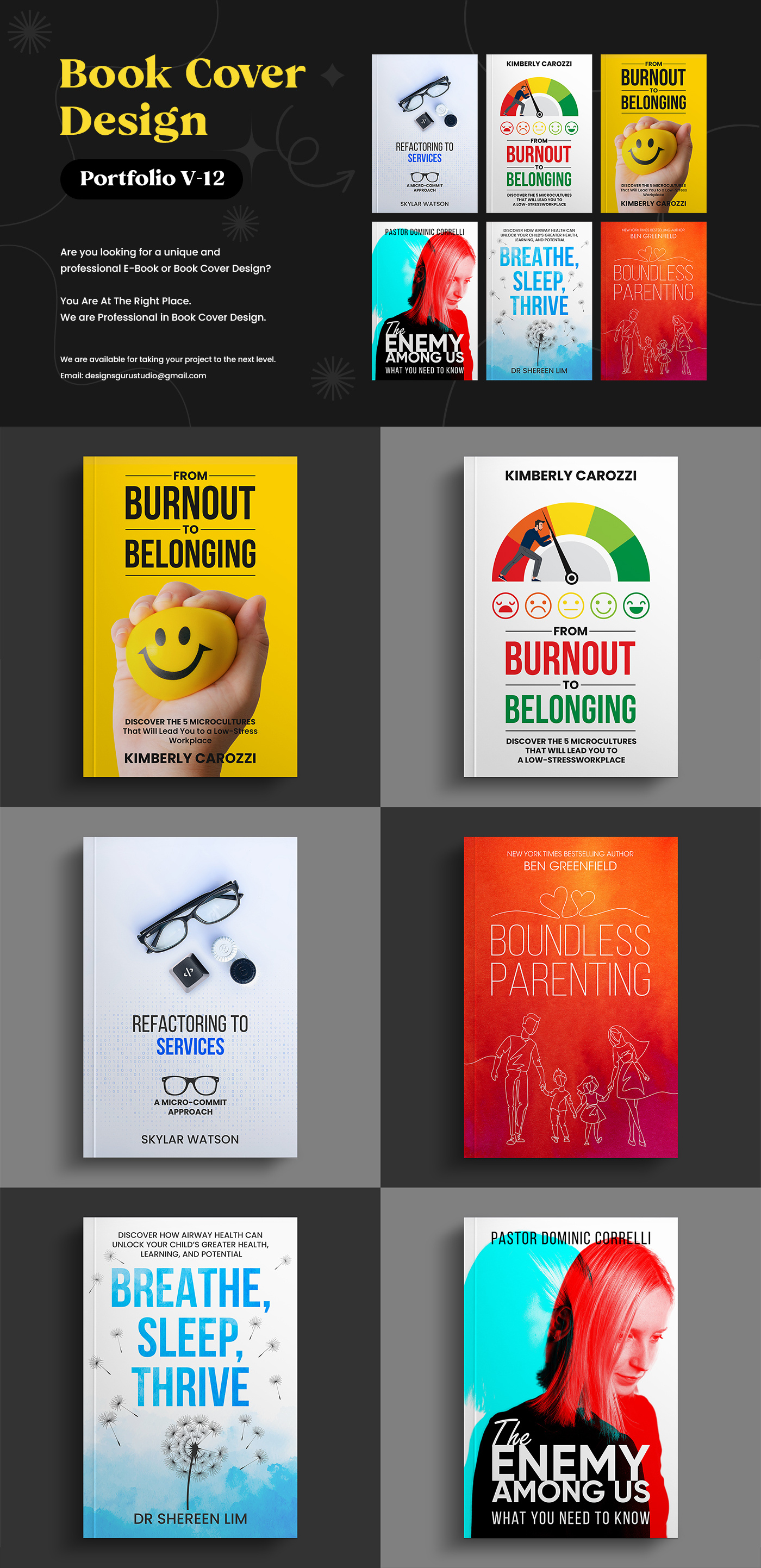 Book Cover Design by Designs Guru Studio on Dribbble