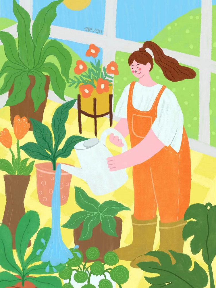 Single Life: Flower Growing Life by Kaiyang Zhao on Dribbble