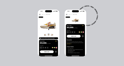 Shoe App Design app design interactiondesign nike shoe app design shoes shopping shopping app ui user experience userinterface ux