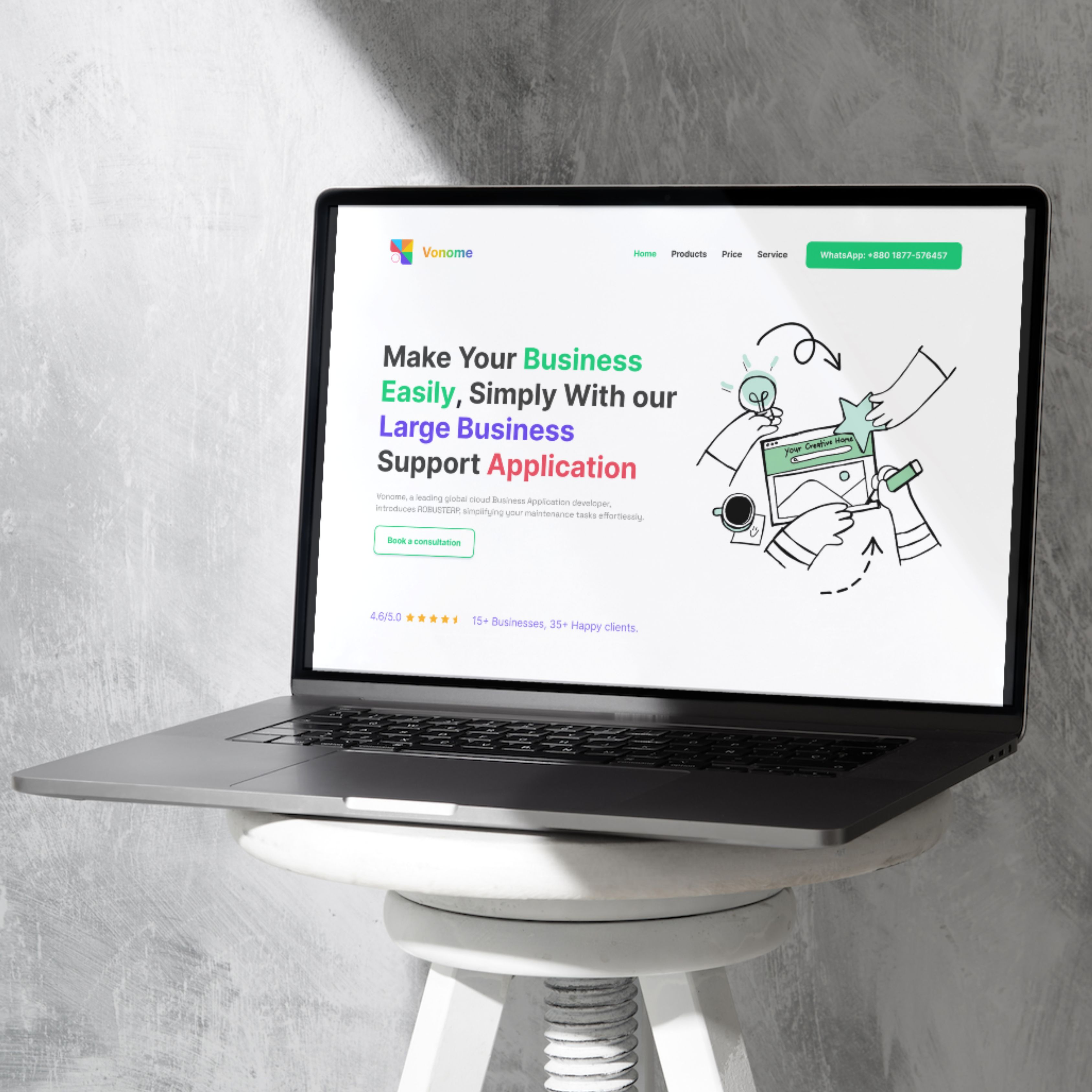 Web Hero Section Re-design branding business clean company design figma graphic design header banner hero section illustration landing landingpage minimal mordern page redesign software company ui uiux ux