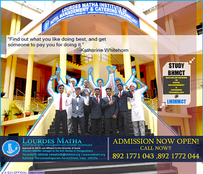 College Advt Banner graphic design