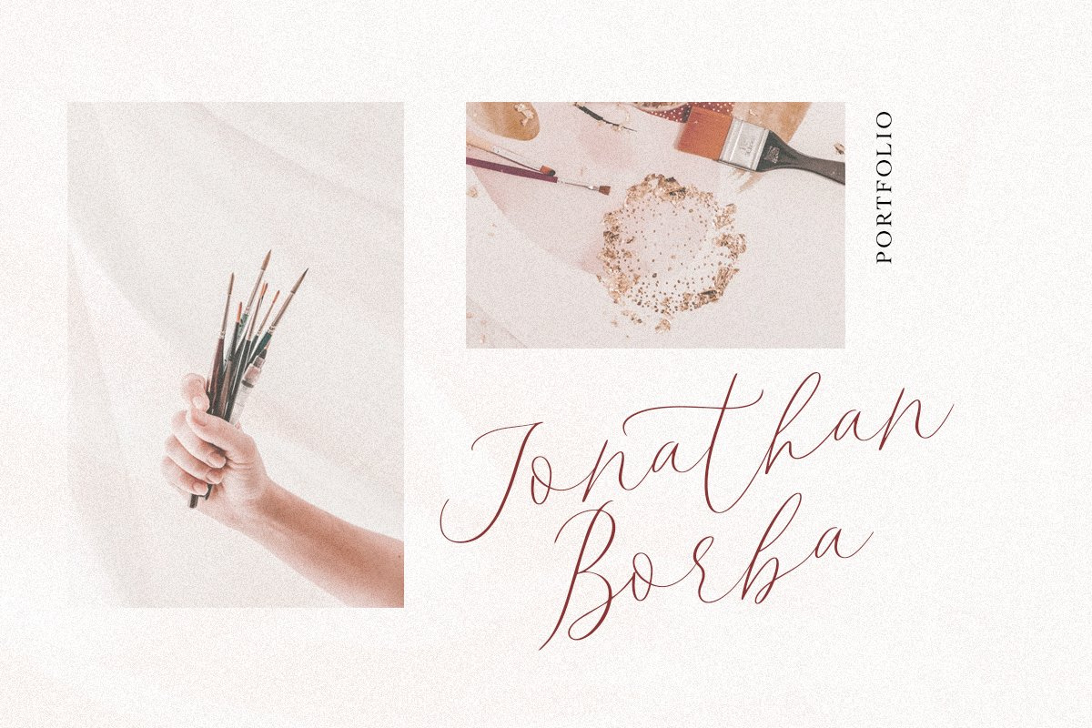 Adeline - Modern Light Calligraphy by Arii on Dribbble