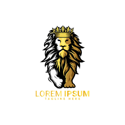 Lion Logo Design animation branding design graphic design illustration logo ptoduct vector