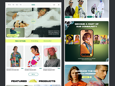 E-commerce Web design 3d animation app branding design ecommerce graphic design illustration logo mobile app motion graphics online shopping shopping typography ui ux