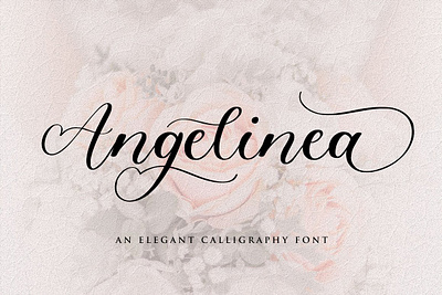 Angelinea - Calligraphy Font app branding design graphic design illustration logo typography ui ux vector