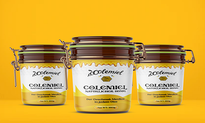 Honey Label Design 3d graphic design honey label label design product label design ptoduct
