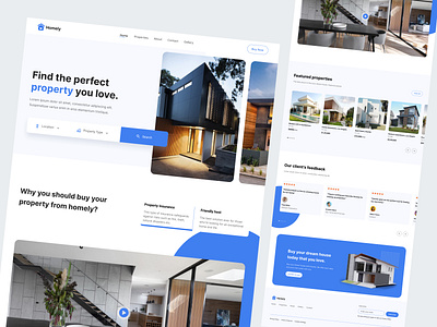 Real Estate landing page clean ui design design ui figma figma to webflow hero section home landing page landing page modern design modern ui design professional ui designer real estate real estate landing real estate landing page ui uiux uiux designer ux webflow website design