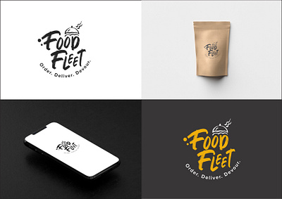 Foodfleet Logo branding foodfleet logo typography