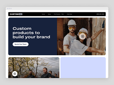 Construction Based Fashion branding clean construction design figmadesign graphic design health home page interface landing page minimal orfox t shirt design ui ui design ux web app web design wellness