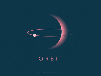 Orbit Logo Design branding design futuristic logo minimalistic orbit planet satelite saturn space universe