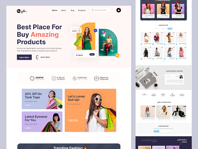 E-Commerce - Fashion website clothing brand e comerce e commerce e commerce app e commerce design e commerce shop ecommerce ecommerce business fashion fashion e commerce website homepage landing page online shop online store ui design ux website woocommerce