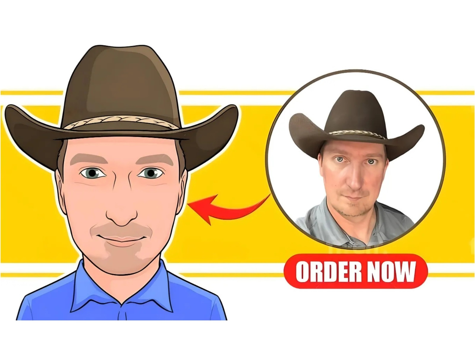 Cartoon Cowboy Portrait, Male Cartoon Logo, Men Cartoon Logo avatar cartoon cartoon logo cartoonavatar cartooncowboy cartoondesign cartoonheadshot cartoonman cartoonpeople cartoonportrait cartoonprofile characterdesign colorful comicart cowboy cowboycartoon customportrait icartoonall vectorportrait