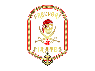 freeport Pirates 3d animation branding freeport pirates redesign graphic design ui