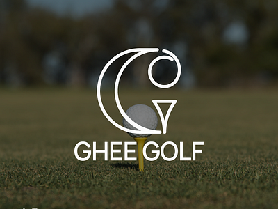 Ghee Golf Logo Concept adobeillustrator desainlogoindonesia desainlogosurakarta design growdeindonesia growdelogo logo modernlogo