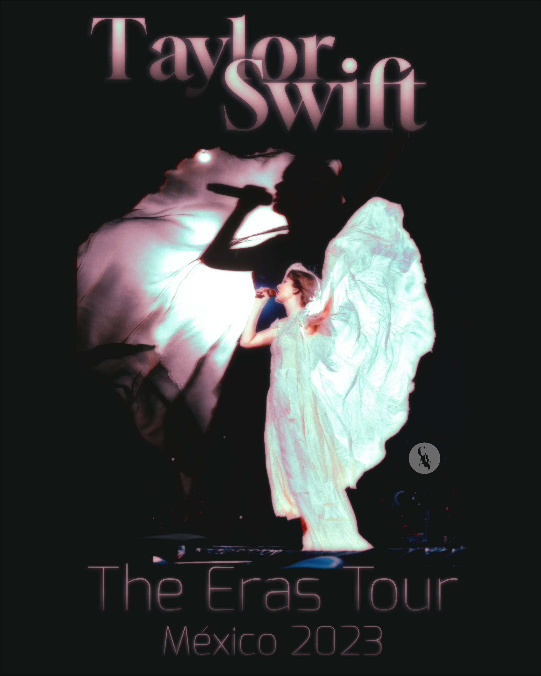 Taylor Swift Mexico 2023 design graphic design typography