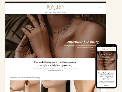 DIAMOND - Jewelry Majestic and Convenient Gold Style Shopify The shopify