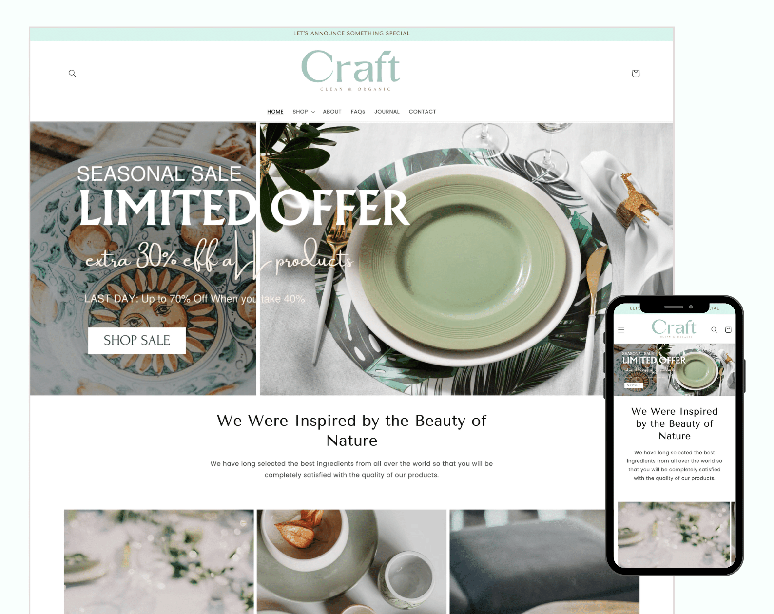 CRAFT - Shopify Template for Craft Store | Clean and Minimalism by ...