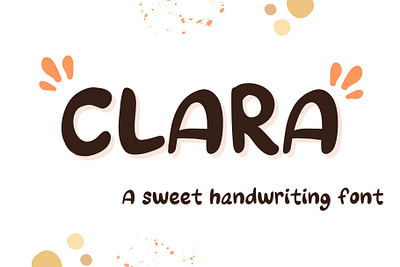 CLARA brand branding logo design designer font font design font designer font for sell font socialmedia graphic design handwriting illustration logo logo identity marketing typo ui