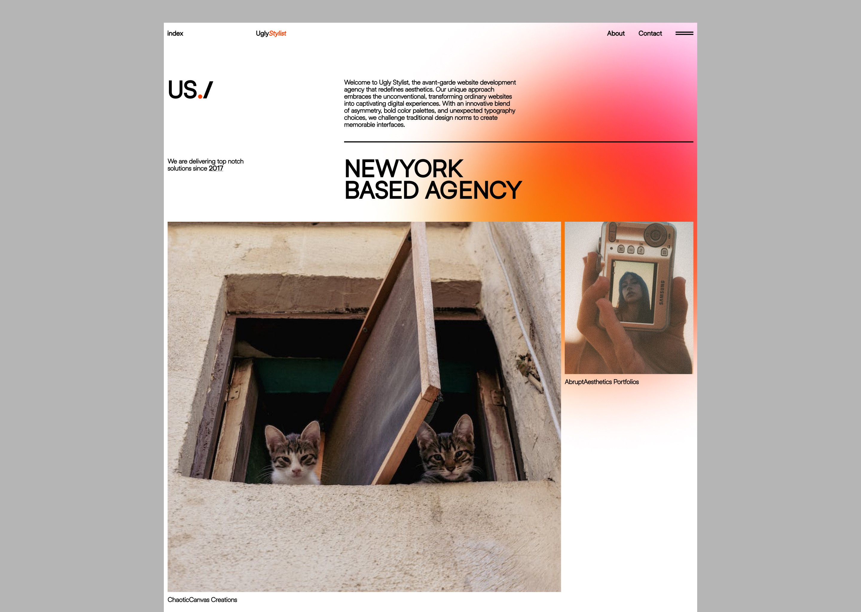 Ugly Stylist - Digital Solutions Agency agency creative creative agency design digital solutions figma software ui ux website