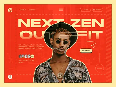 HOOKMIND Fashion Website Ui UX Design fashion fashion website landing page landing page design landing page ui ux design nft nft website popular 1 pro ui ux design trending 1 trendy landing page ui ux ui ux design ui ux trend ux design website website design