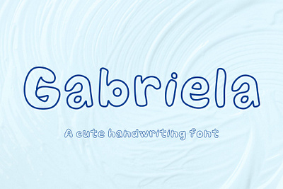 Gabriela brand branding logo calligraphy design designer font design graphic design handwriting illustration letter logo