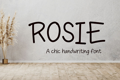 ROSIE brand branding branding logo design designer font design graphic design handwriting illustration lettering logo