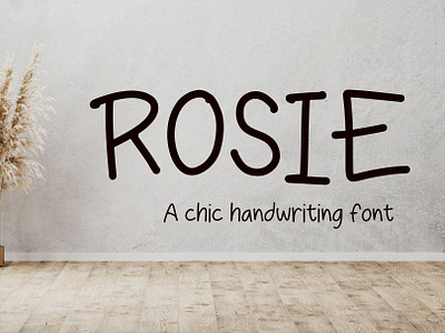 ROSIE brand branding branding logo design designer font design graphic design handwriting illustration lettering logo