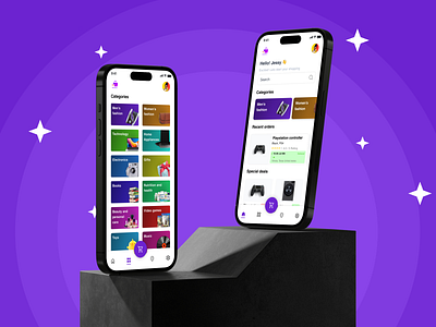 Shopping application app design design mobile design product design ui ux