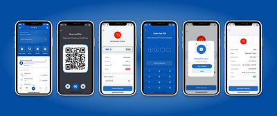 Introducing the Future of Payments: The Scan and Pay Feature bank bk app branding mobile app motion design newfeature product qr code scan and pay ui ux