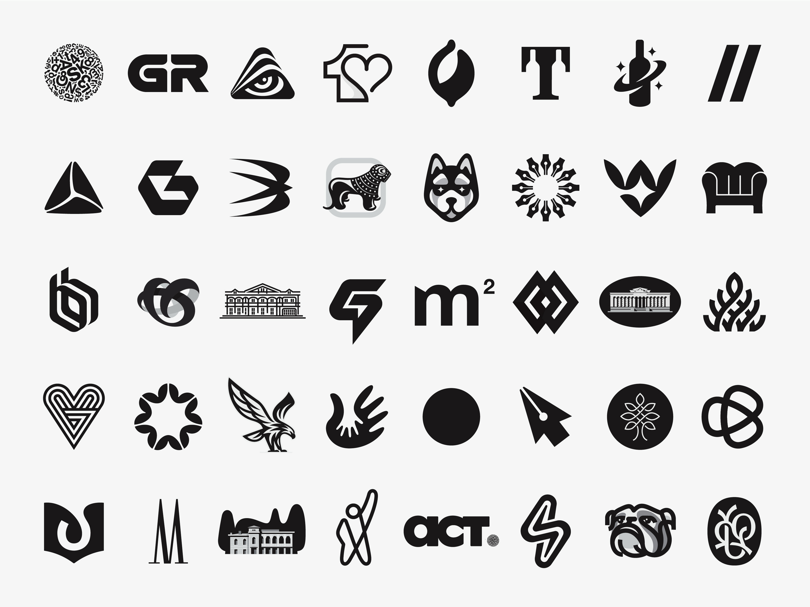 Example of Complete set of logos for Georgian Brands