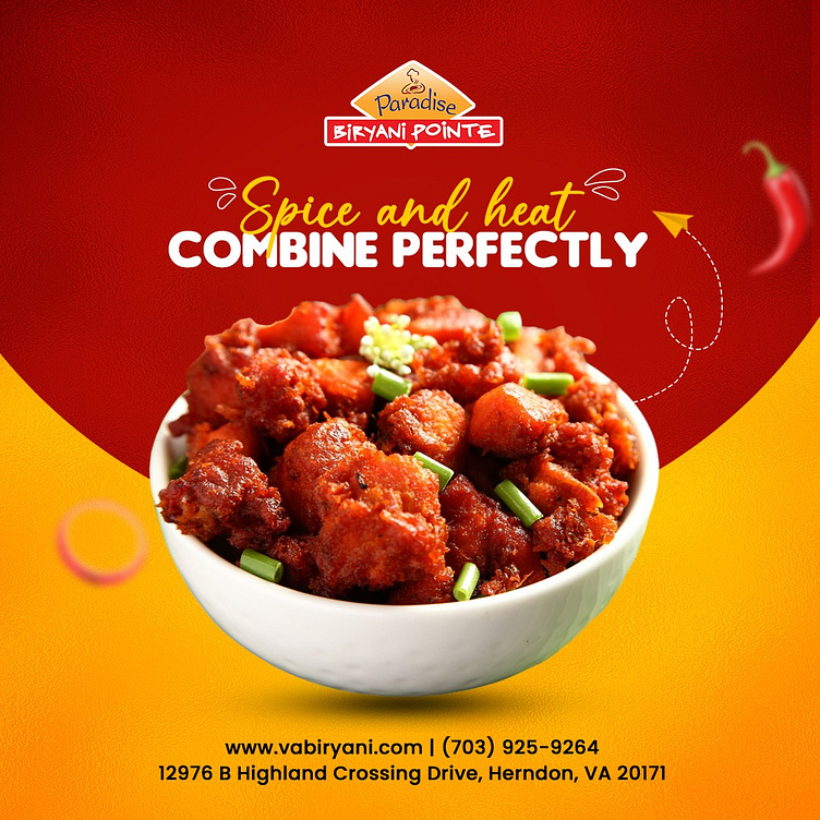 Online Food Delivery Herndon by Paradise on Dribbble